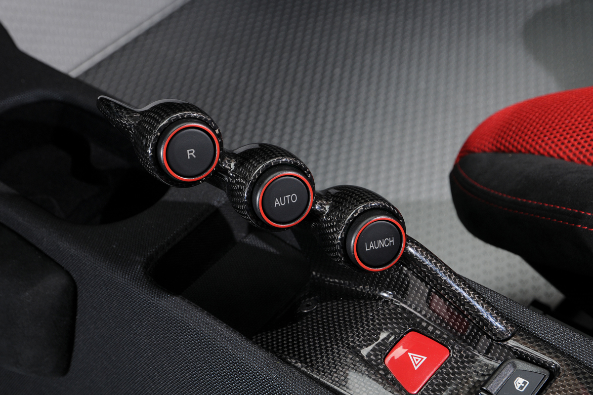 Ferrari 458 Speciale buttons