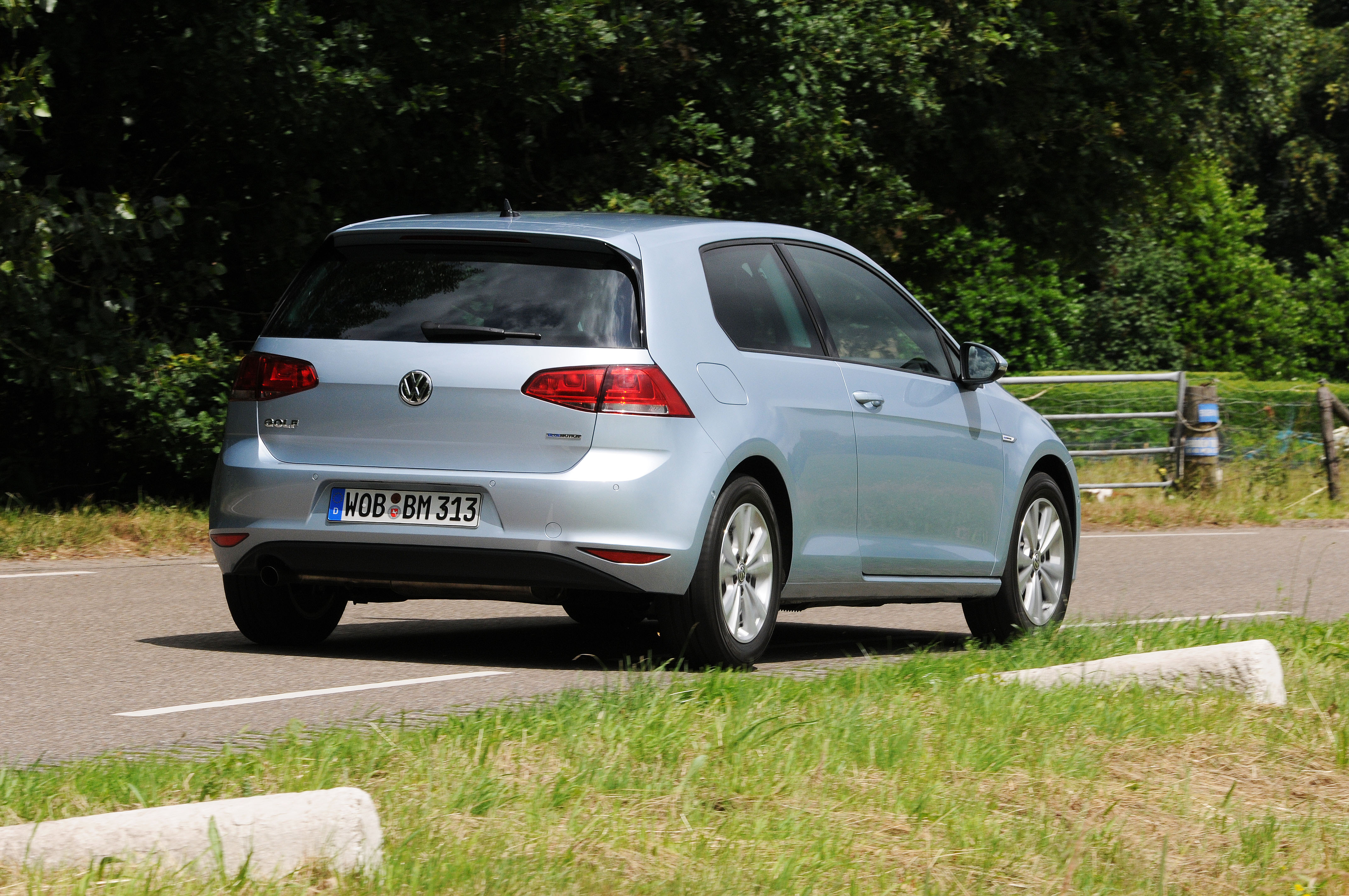 VW Golf BlueMotion rear view