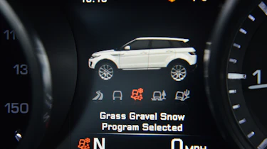 Land Rover Range Rover Evoque dials