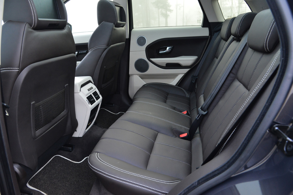 Land Rover Range Rover Evoque rear seats
