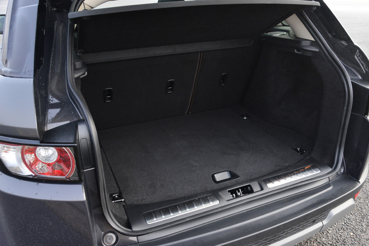 Land Rover Range Rover Evoque boot space