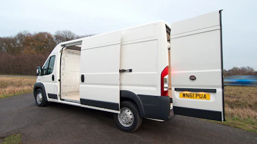 Fiat Ducato left side doors open