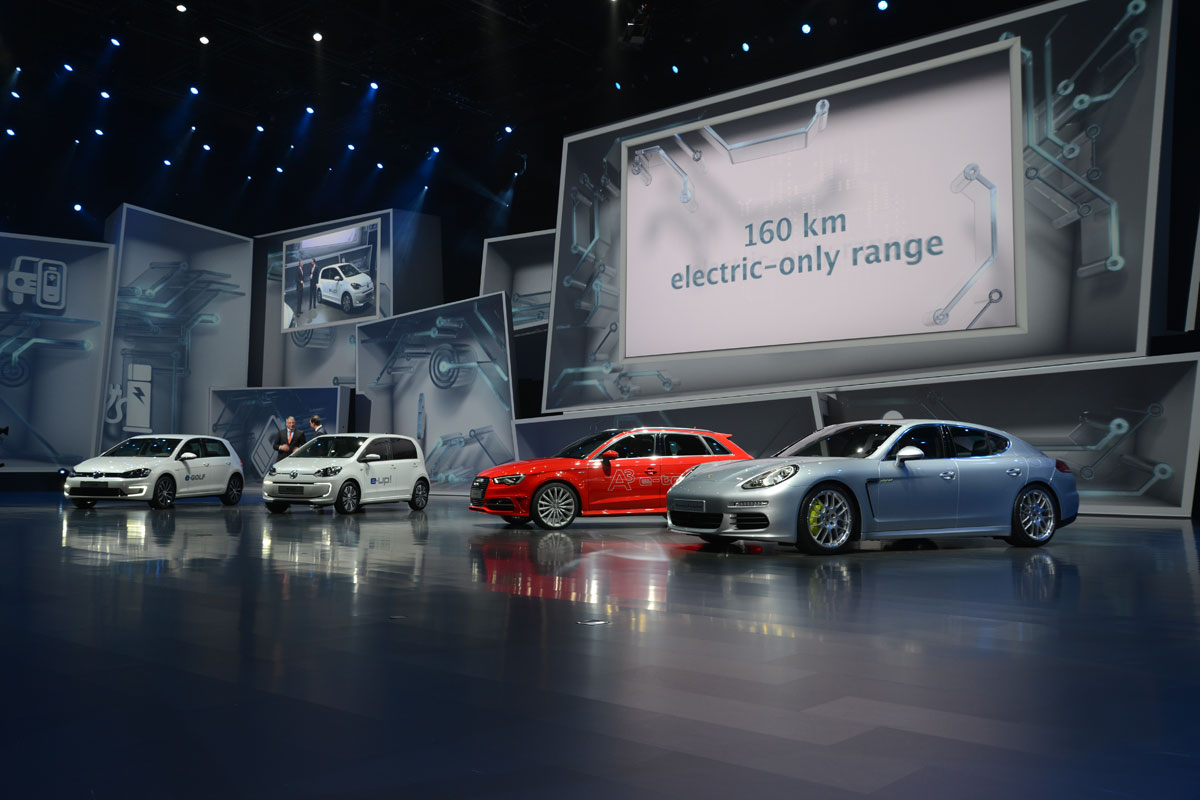 VW group e range