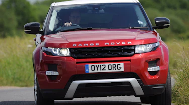 Range Rover Evoque front cornering