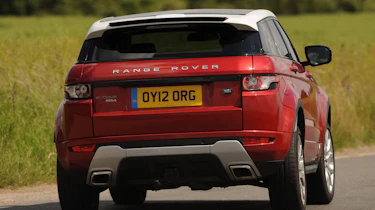 Range Rover Evoque rear cornering