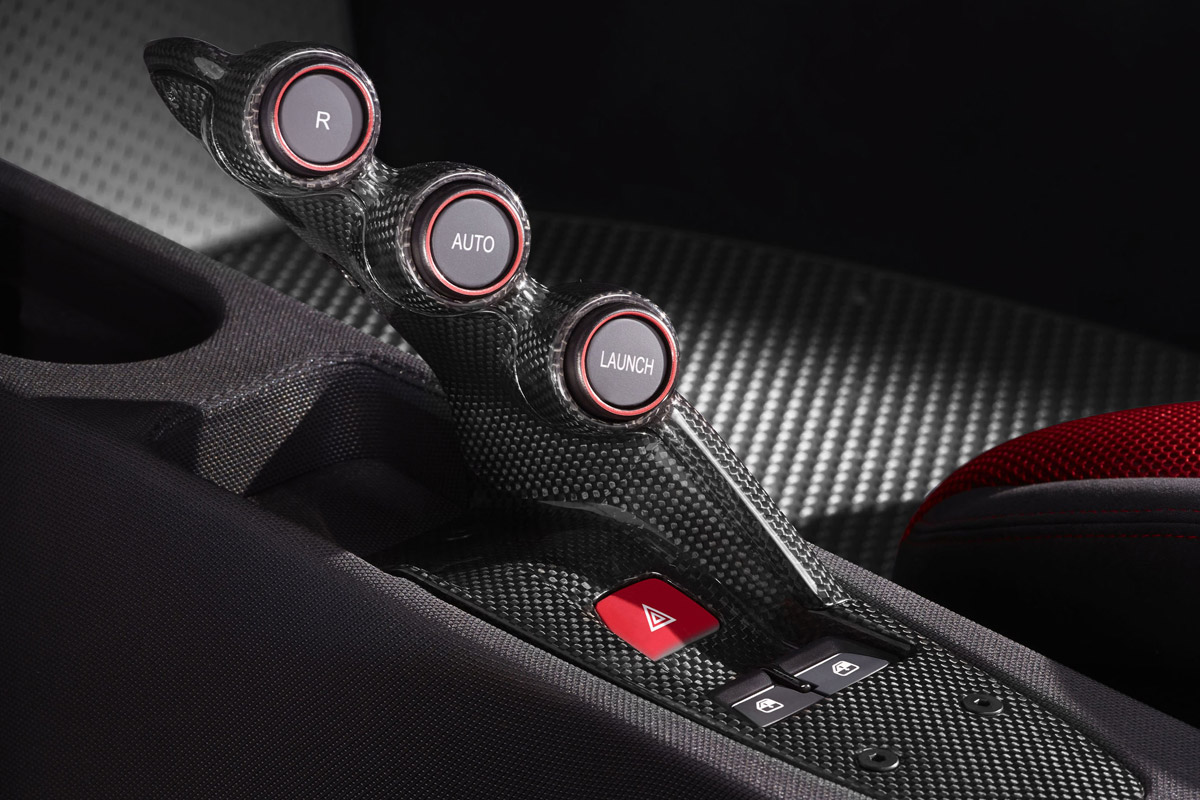Ferrari 458 Speciale interior buttons