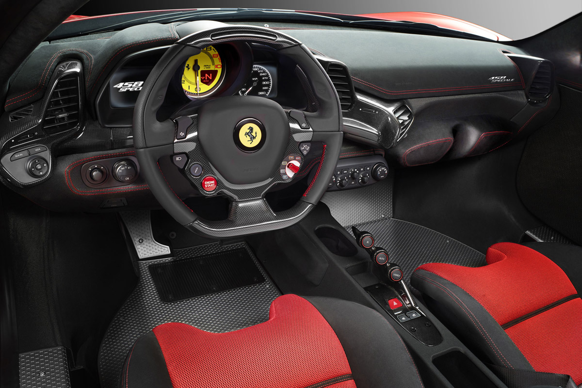 Ferrari 458 Speciale interior
