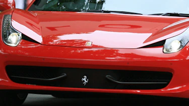 Ferrari 458 Italia - a very serious moustache