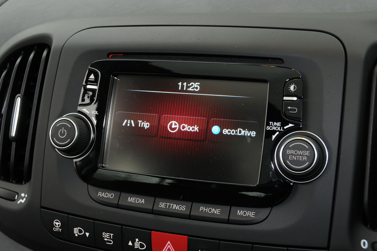 Fiat 500L centre console