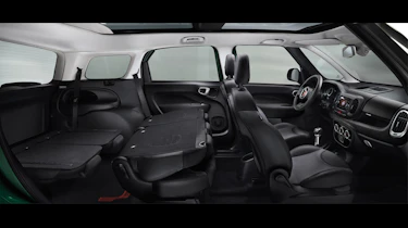 Fiat 500L MPW seats folded