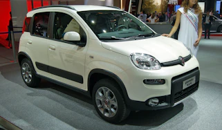Fiat Panda 4x4 front tracking