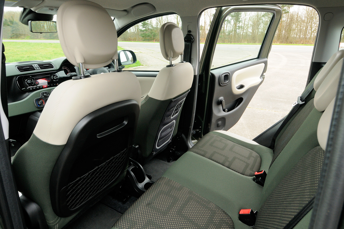 Fiat Panda 4x4 TwinAir rear seats