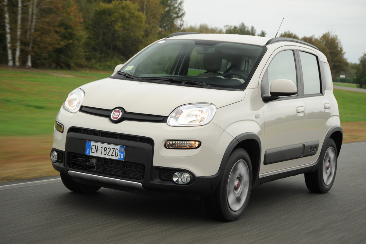 Fiat Panda 4x4 front tracking