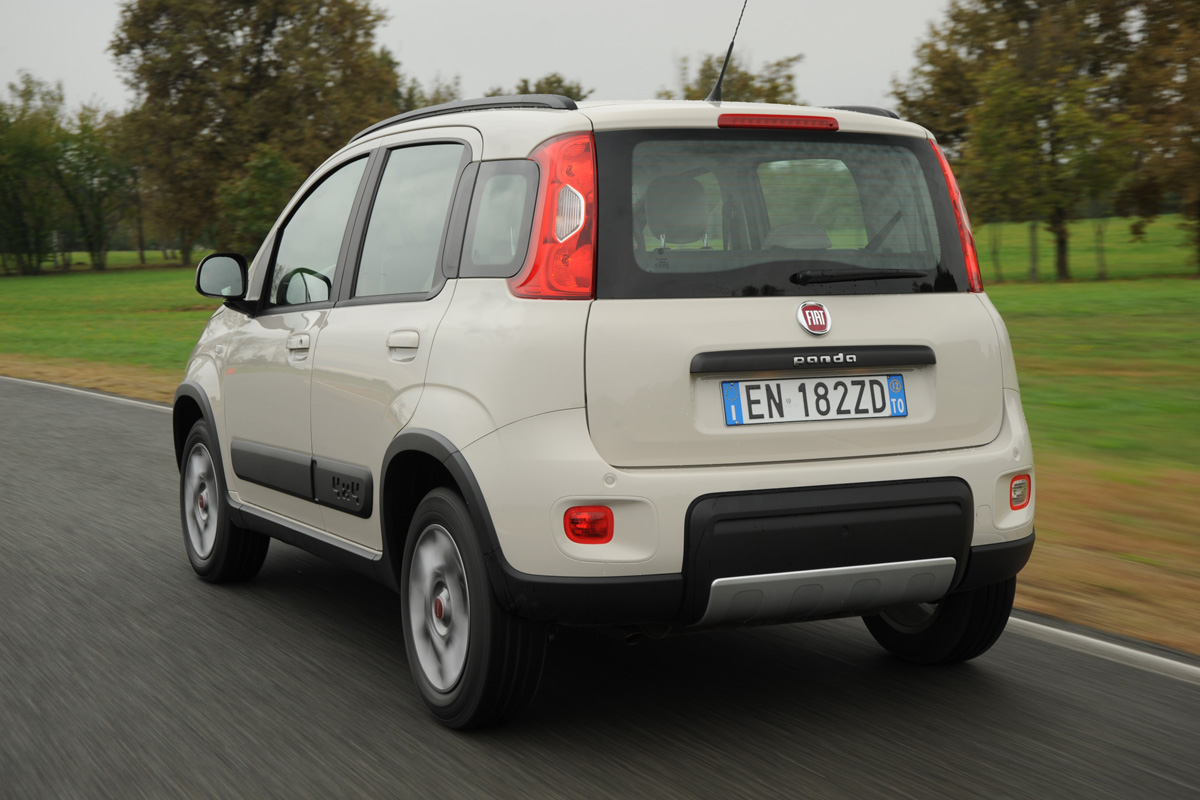 Fiat Panda 4x4 rear action
