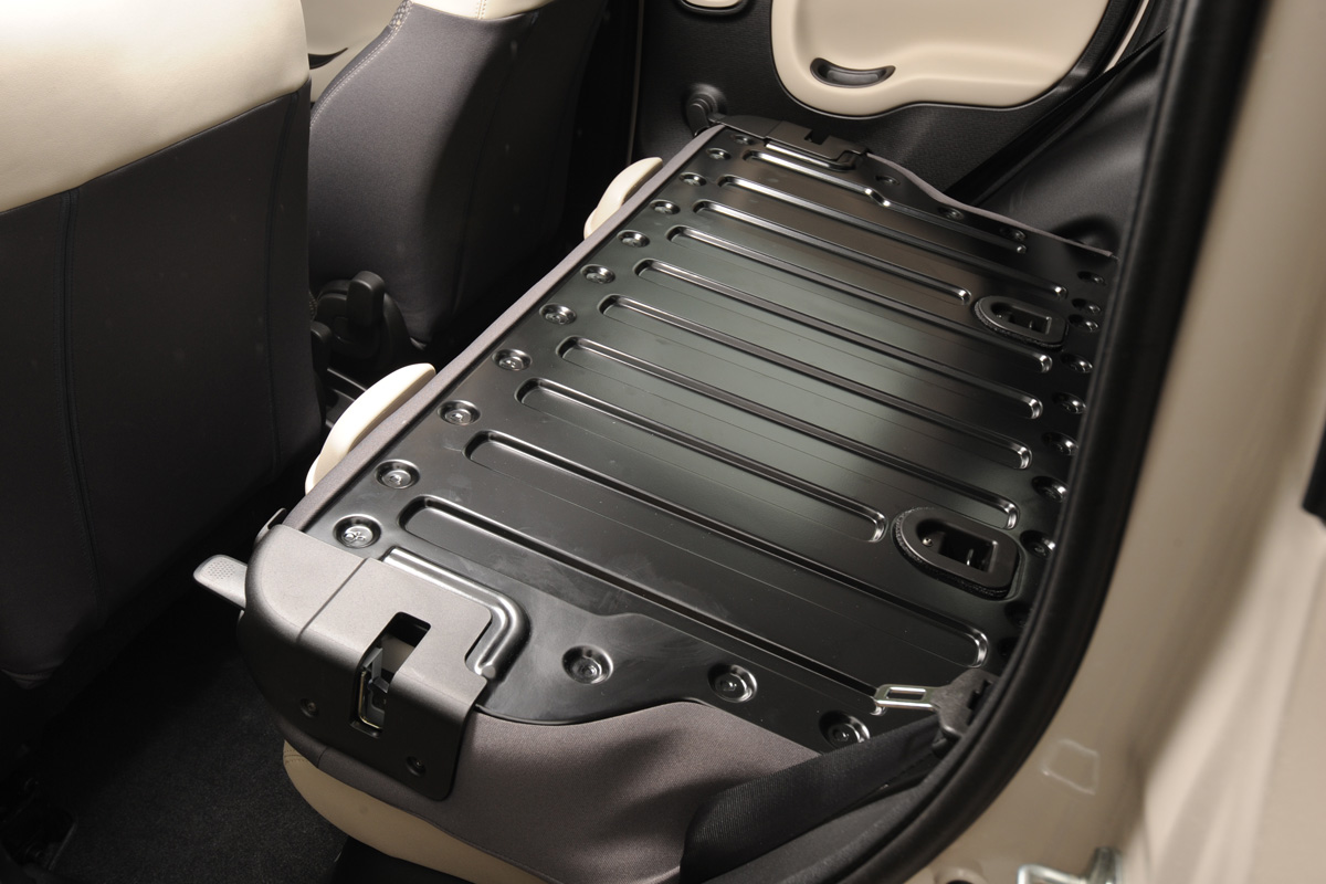 Fiat Panda 4x4 seats folded