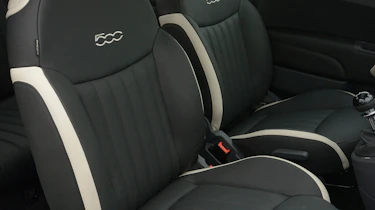 Fiat 500 Cult 2014 front seats