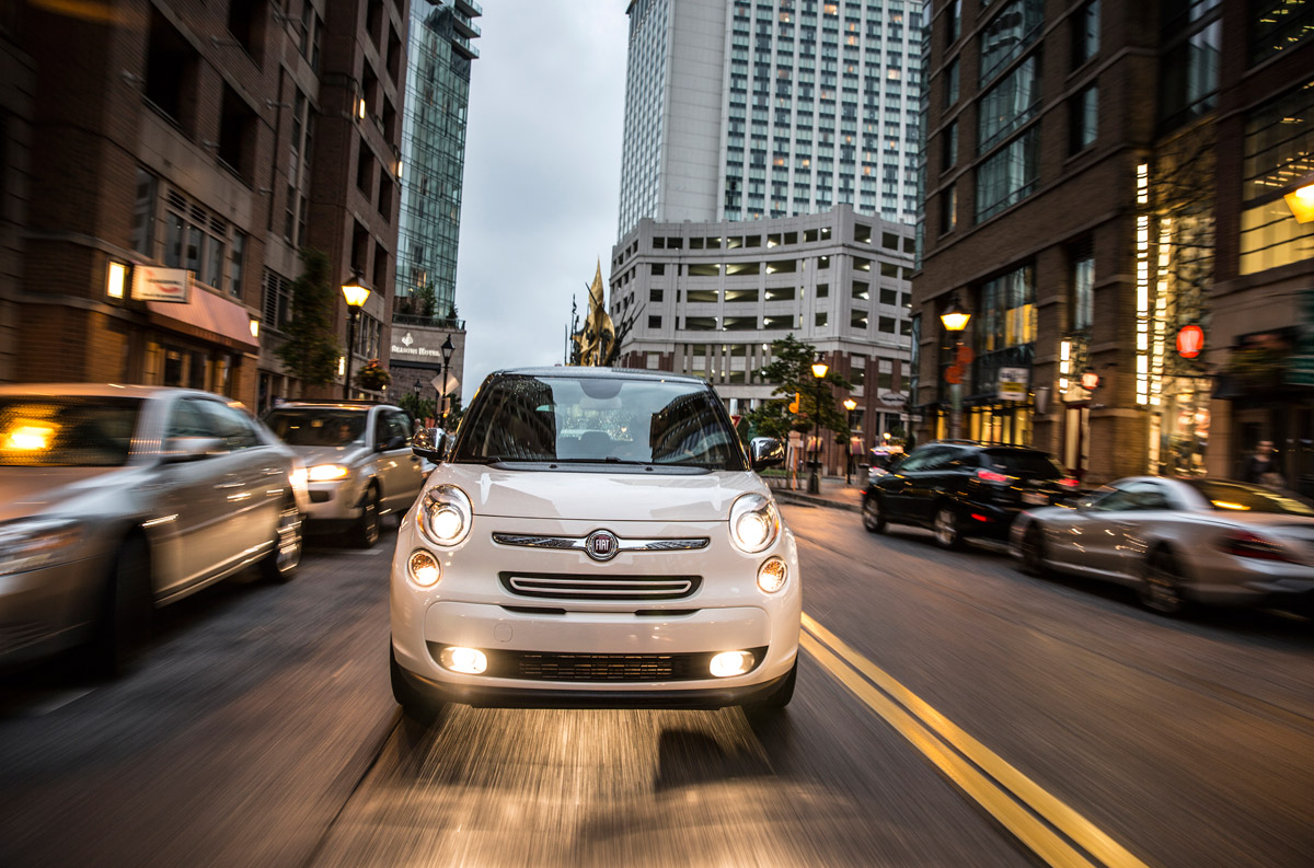 Fiat 500L 1.4 MultiAir 2014 city front