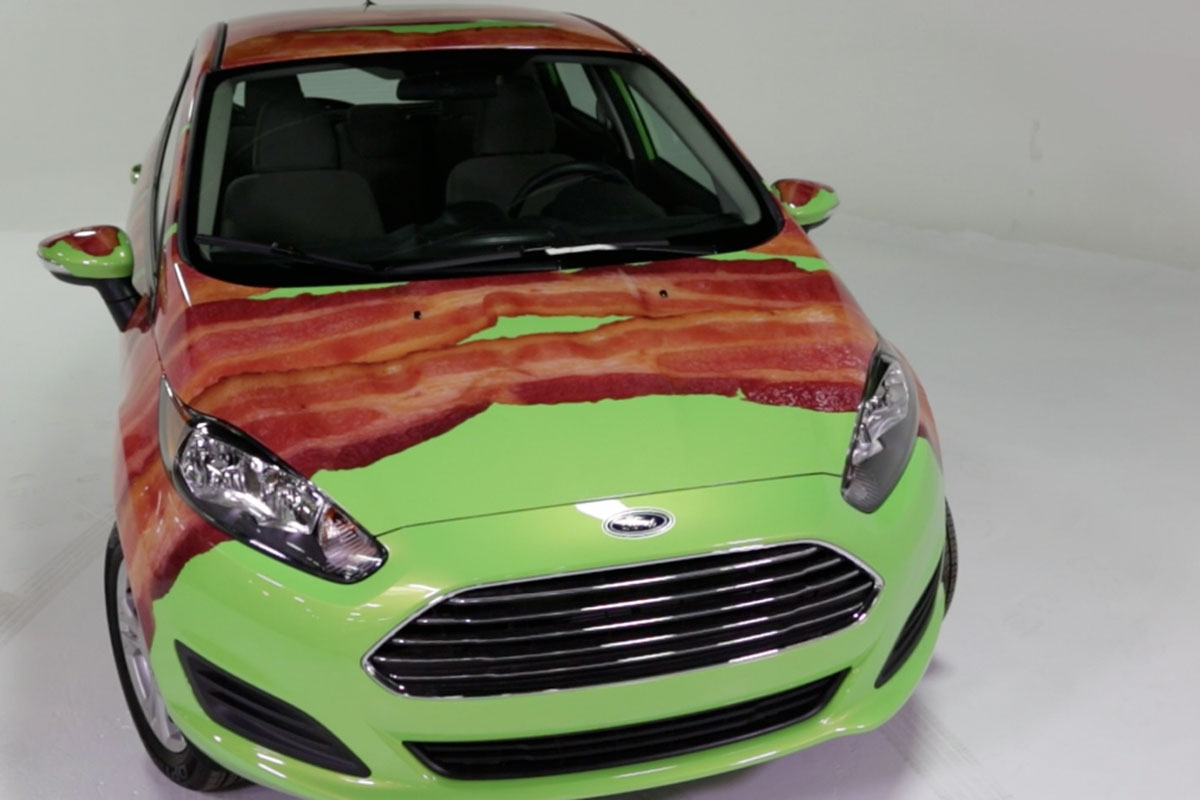 Ford Fiesta Bacon front detail
