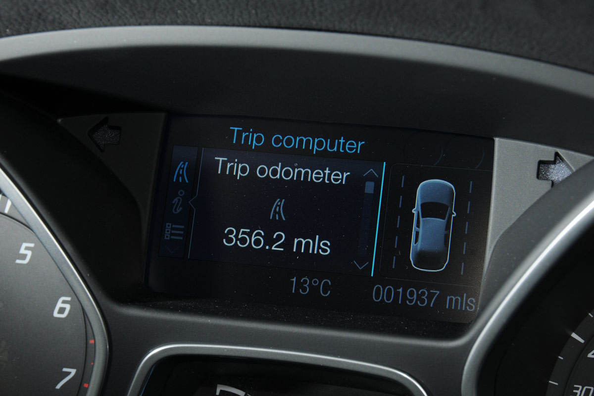 Ford Focus screen detail