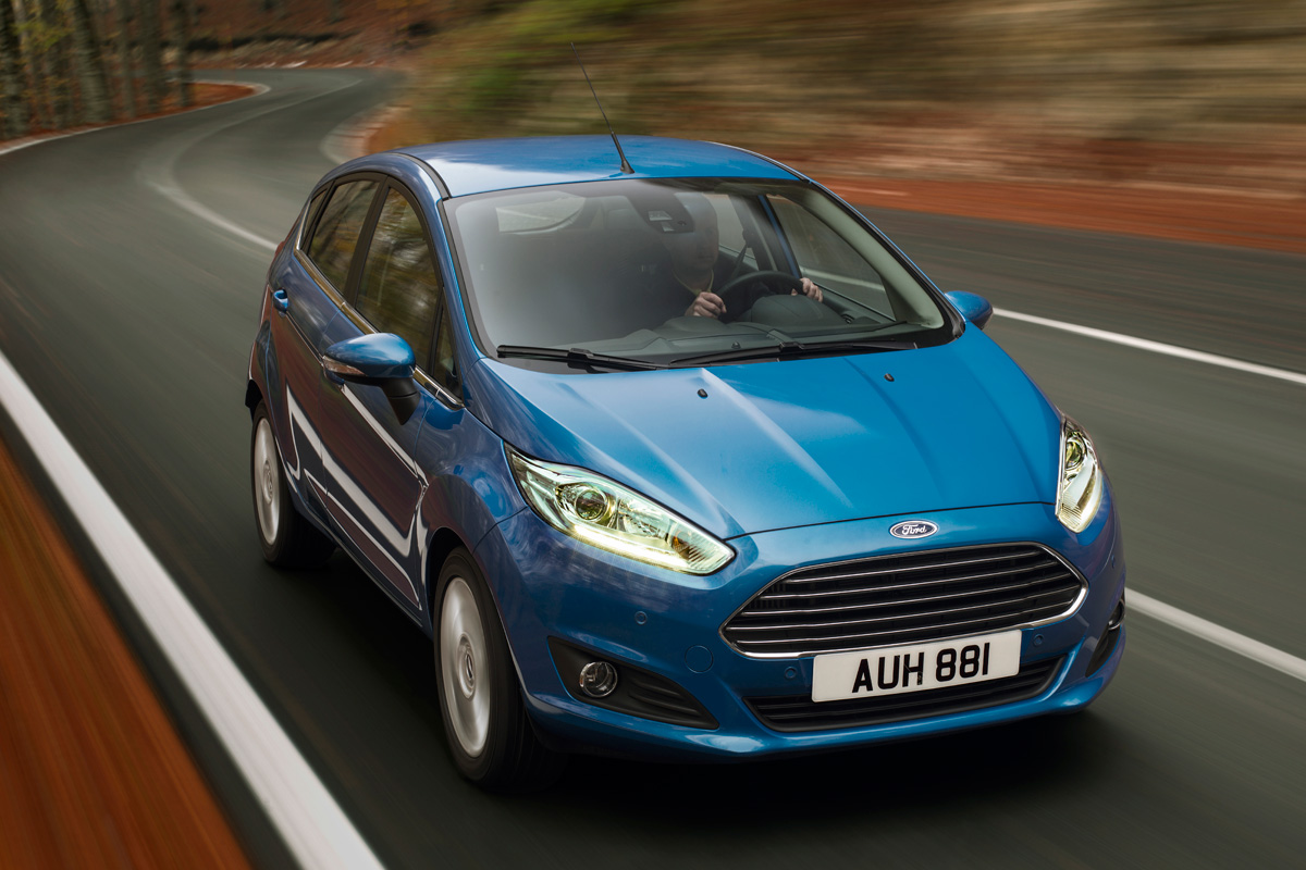 Ford Fiesta front cornering