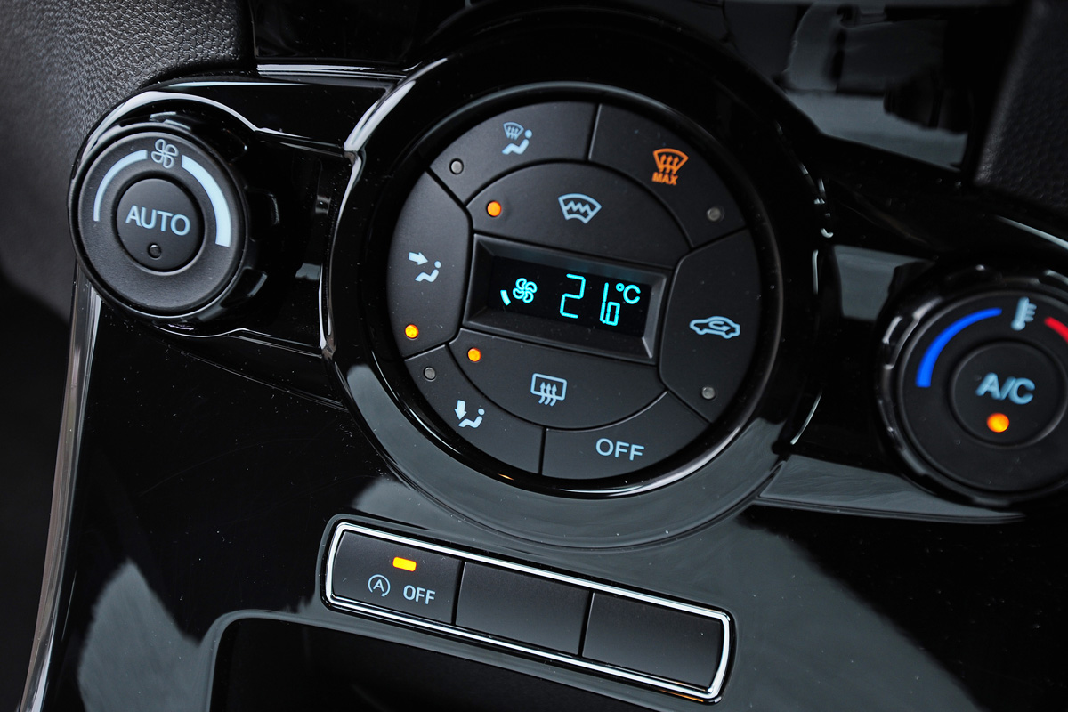 Ford Fiesta centre console