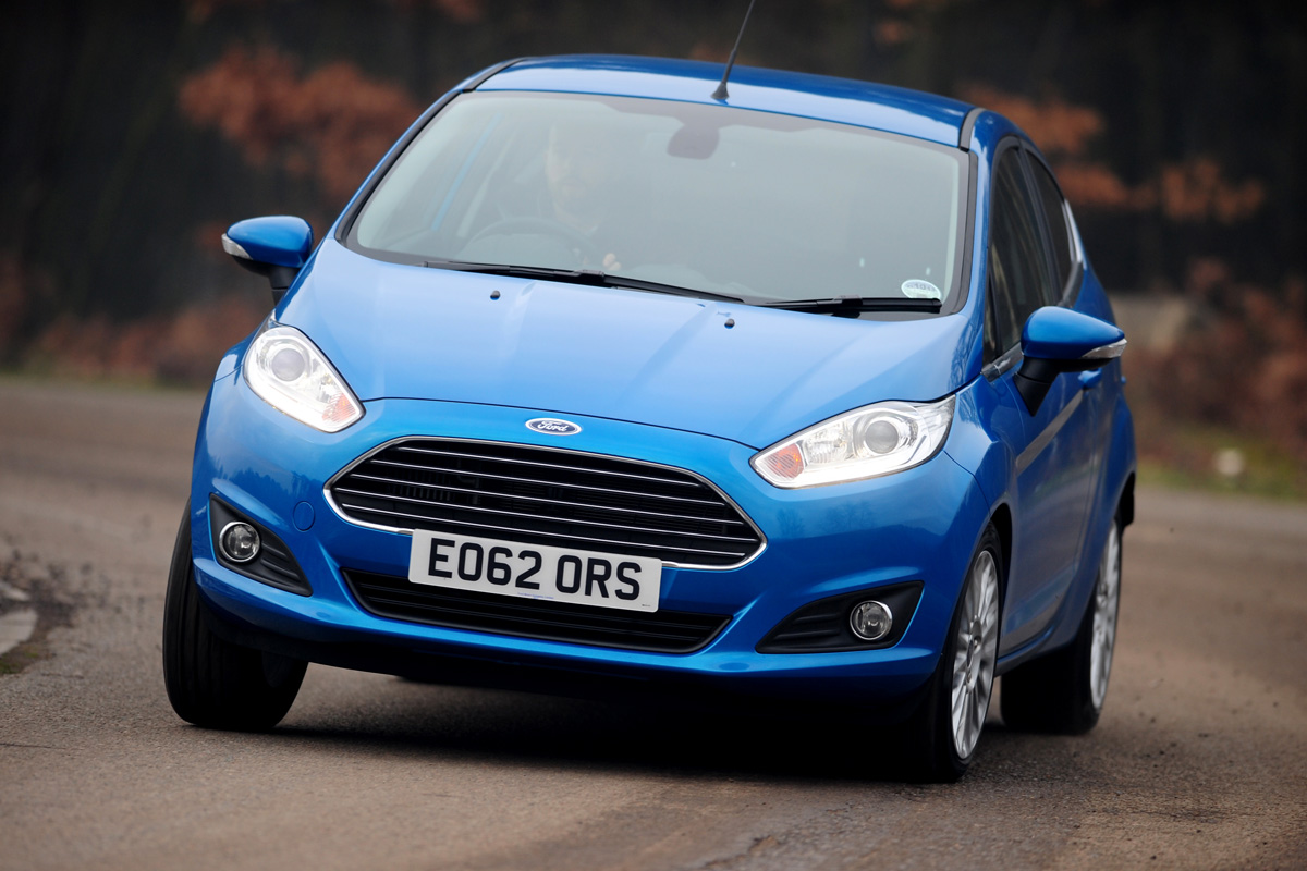 Ford Fiesta front cornering
