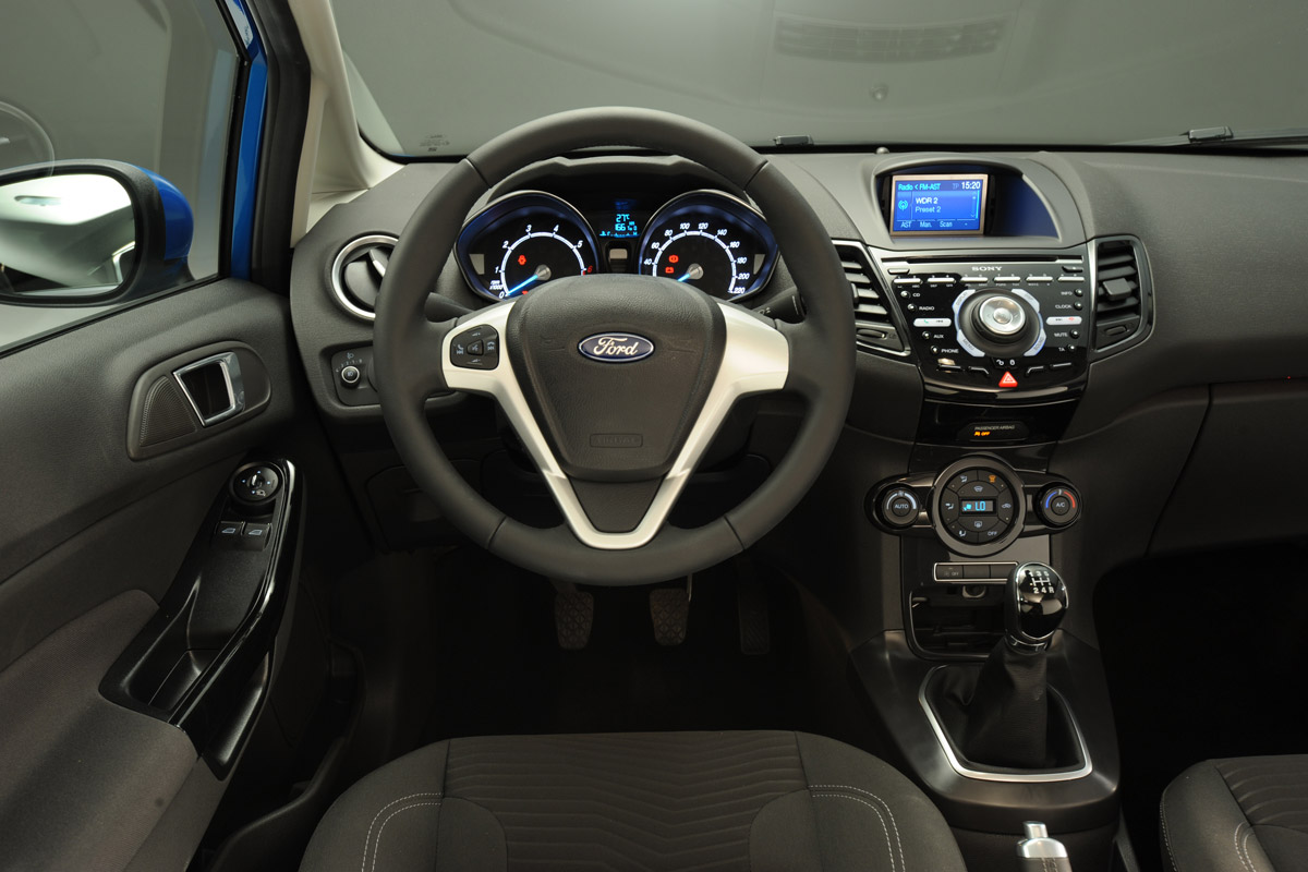Ford Fiesta facelift front interior