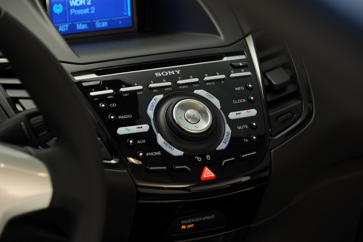 Ford Fiesta facelift radio