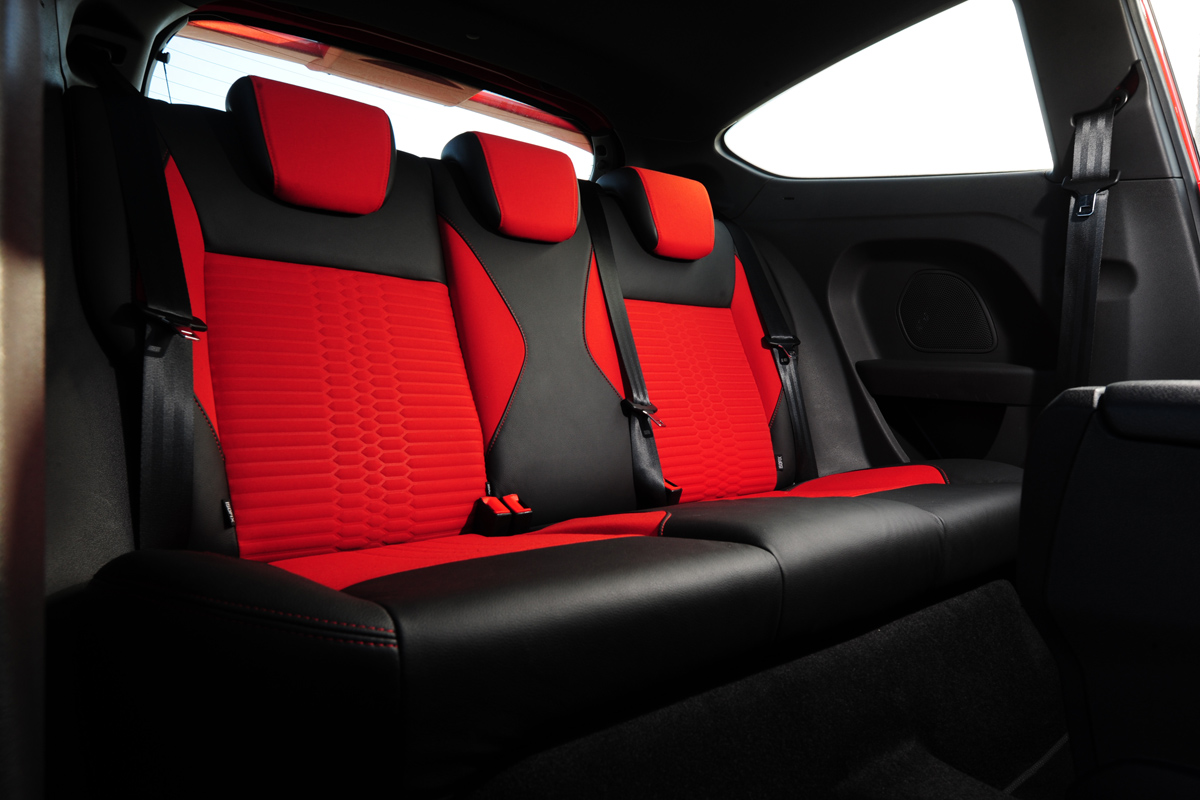 Ford Fiesta ST rear seats