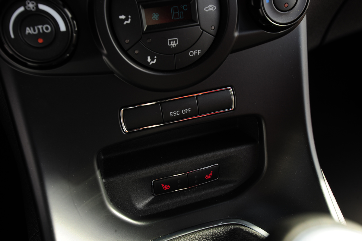 Ford Fiesta ST centre console