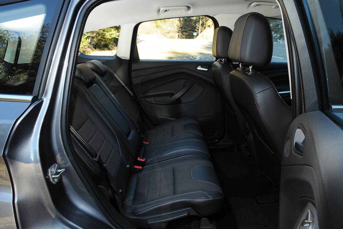 New Ford Kuga rear seats