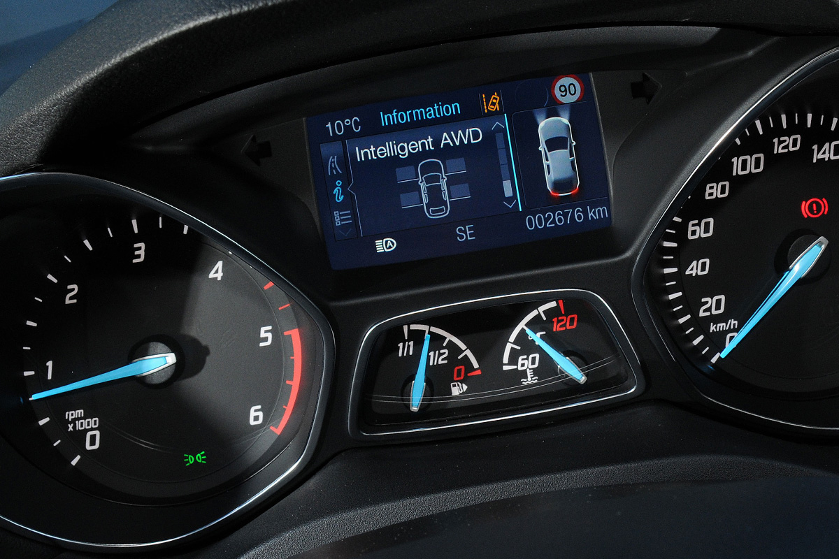 New Ford Kuga dials
