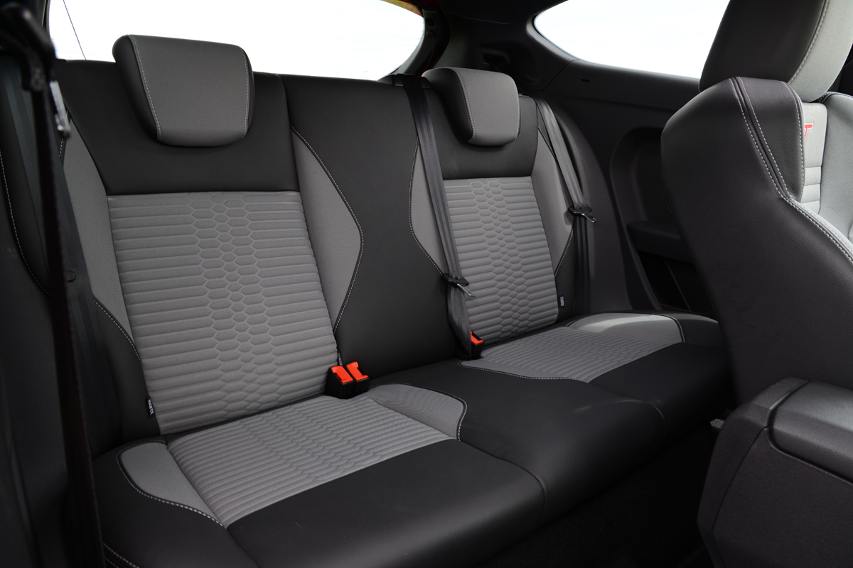 Ford Fiesta ST Mountune rear seats