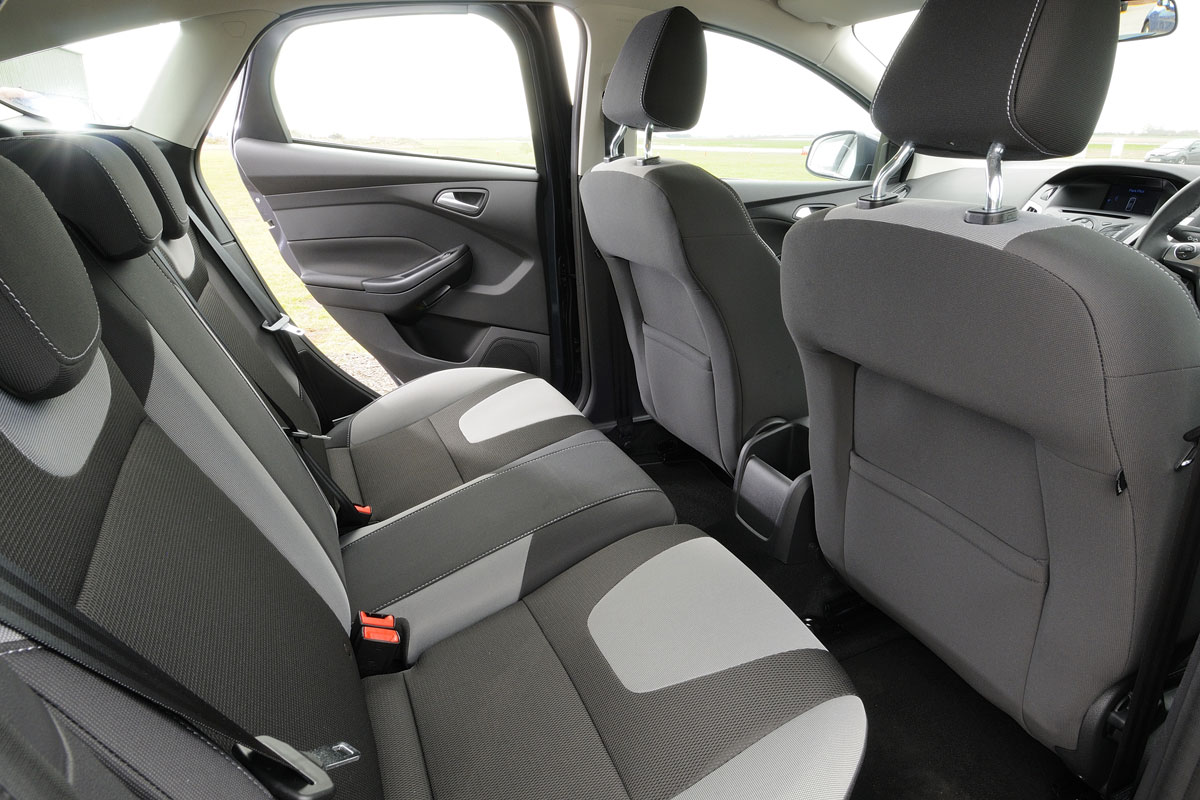 Ford Focus 1.0 Zetec EcoBoost rear seats
