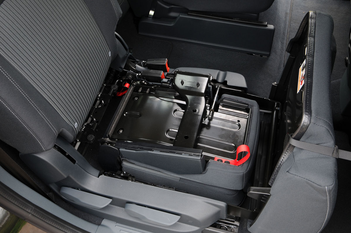 Ford Grand C-MAX seats folded