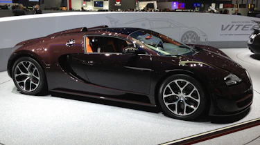 Brown Bugatti Veyron