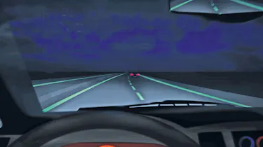 Glow in the dark roads
