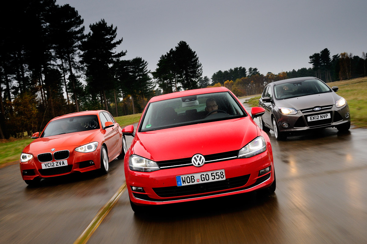 BMW 1 Series vs VW Golf and Ford Focus
