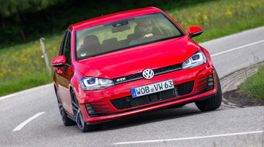 New Golf GTD front cornering