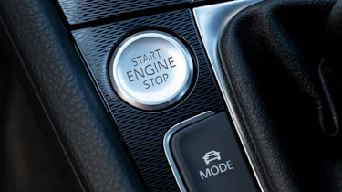 New Golf GTD starter button