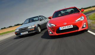 Toyota AE86 vs GT 86 header