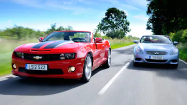 Chevrolet Camaro Convertible vs Infiniti G37