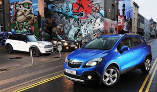 MINI Countryman vs Vauxhall Mokka and Nissan Juke