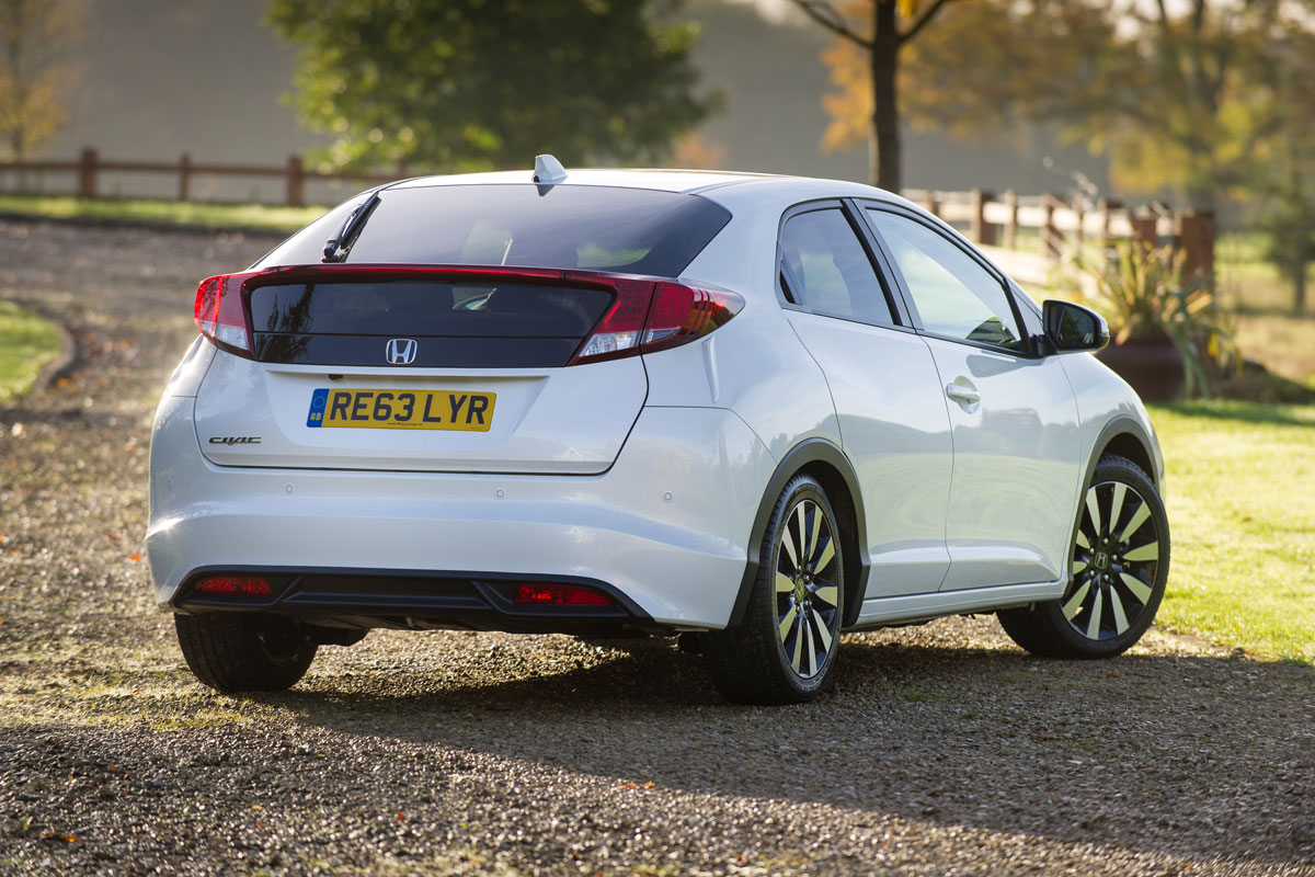 Honda Civic rear corner