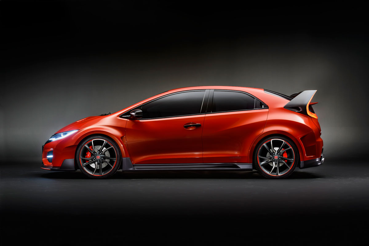 New Honda Civic Type R concept profile