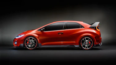 New Honda Civic Type R concept profile