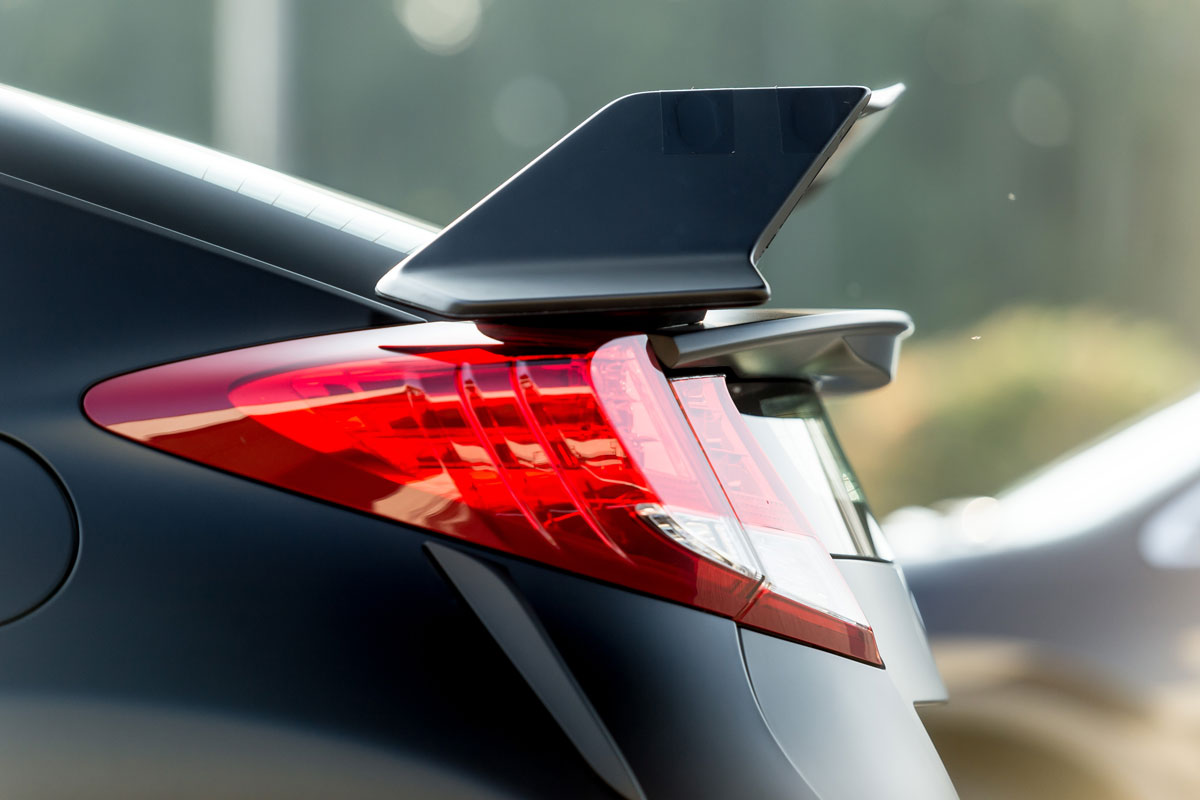 Honda Civic Type R 2015 rear wing profile