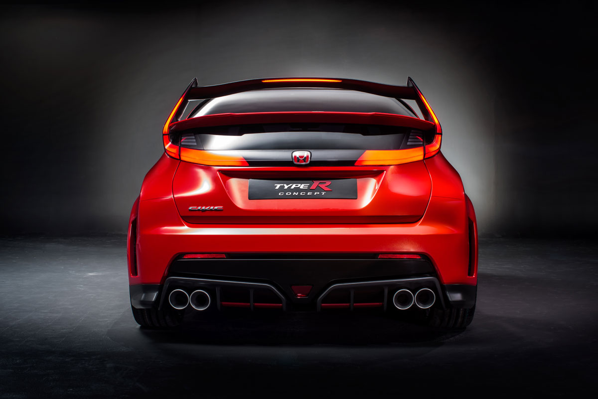 New Honda Civic Type R concept rear
