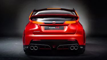 New Honda Civic Type R concept rear