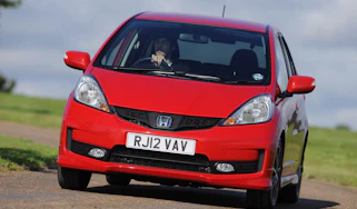 Honda Jazz Si cornering